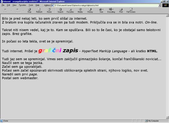 Tako izgleda gornji zapis.